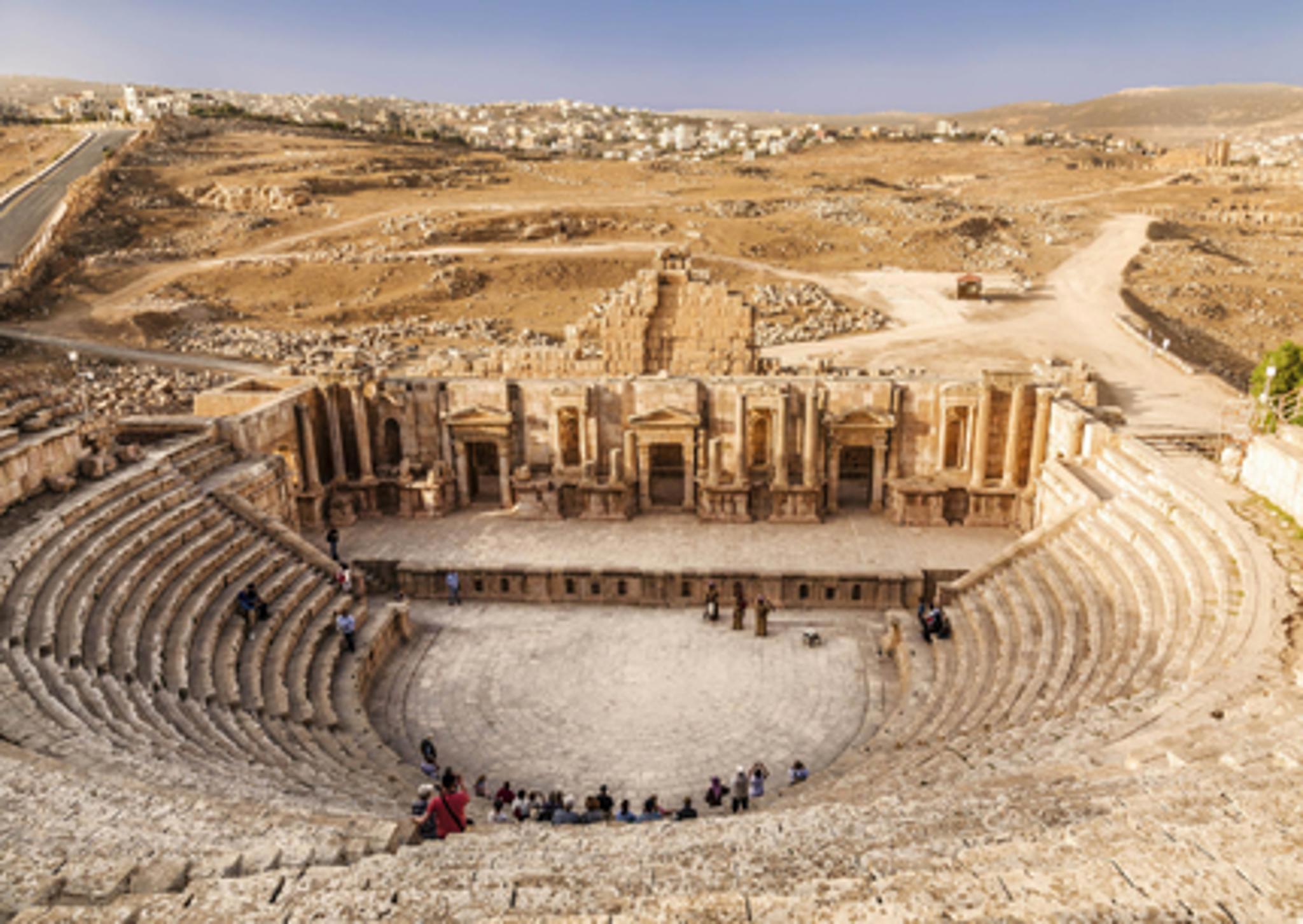 The Ancient Theater of Jerash - Jordan